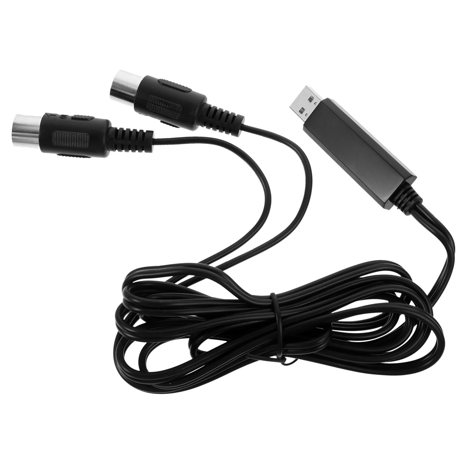 BESTonZON 3pezzi Cavo Midi Usb Da Metri Per Tastiera Elettronica Adattatore Professionale Per Pianoforte Su Pc e Laptop Trasmissione Dati Veloce e Stabile Compatibile Con e Play