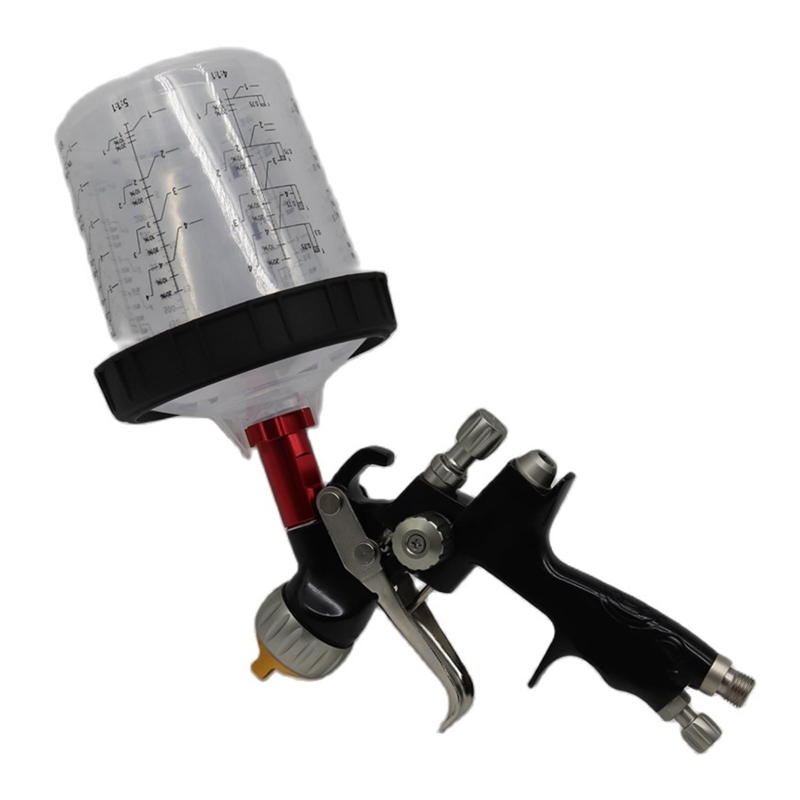 Pulvérisateur de peinture et vernis avec pistolet de pulvérisation 1.7mm et adaptateur