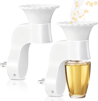 Wall Fragrance Plug WallFlower Plug in, Essential Oil Diffuser Plug, ETL Certified, Compatible with Bath and Body Works WallFlower Refills, Plug in Diffuser for Home, Office, 2 PCS Plug Only