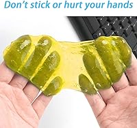 Vista 4 de Moly Magnolia Gel de limpieza para automóvil, masilla universal para detallar, herramientas de detalle de gel limpiador de interior de automóvil