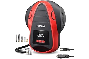 TEROMAS AC/DC Portable Air Compressor Tire Inflator
