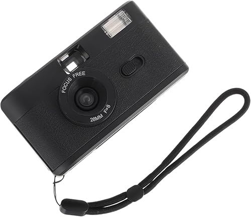Cámara de película de 1.378 in Flash incorporado Fácil de usar Mini Cámara Vintage Film Film Amantes de la fotografía