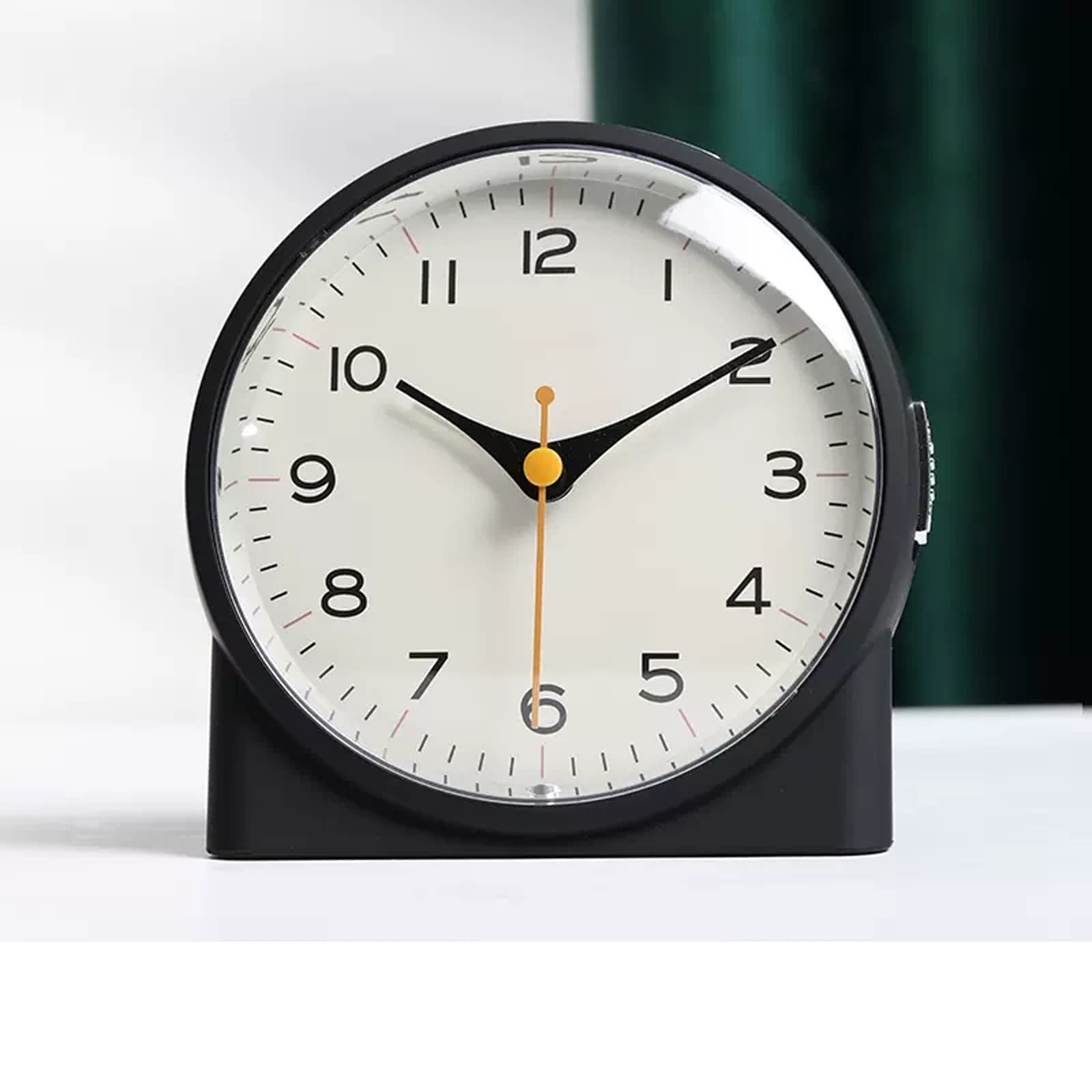 SBZIOJHDR alarm clock, Alarm clocks bedside for bedrooms, Clock,Clocks Bedside,4 inch Super Silent Small with Night Light, Snooze and Functions