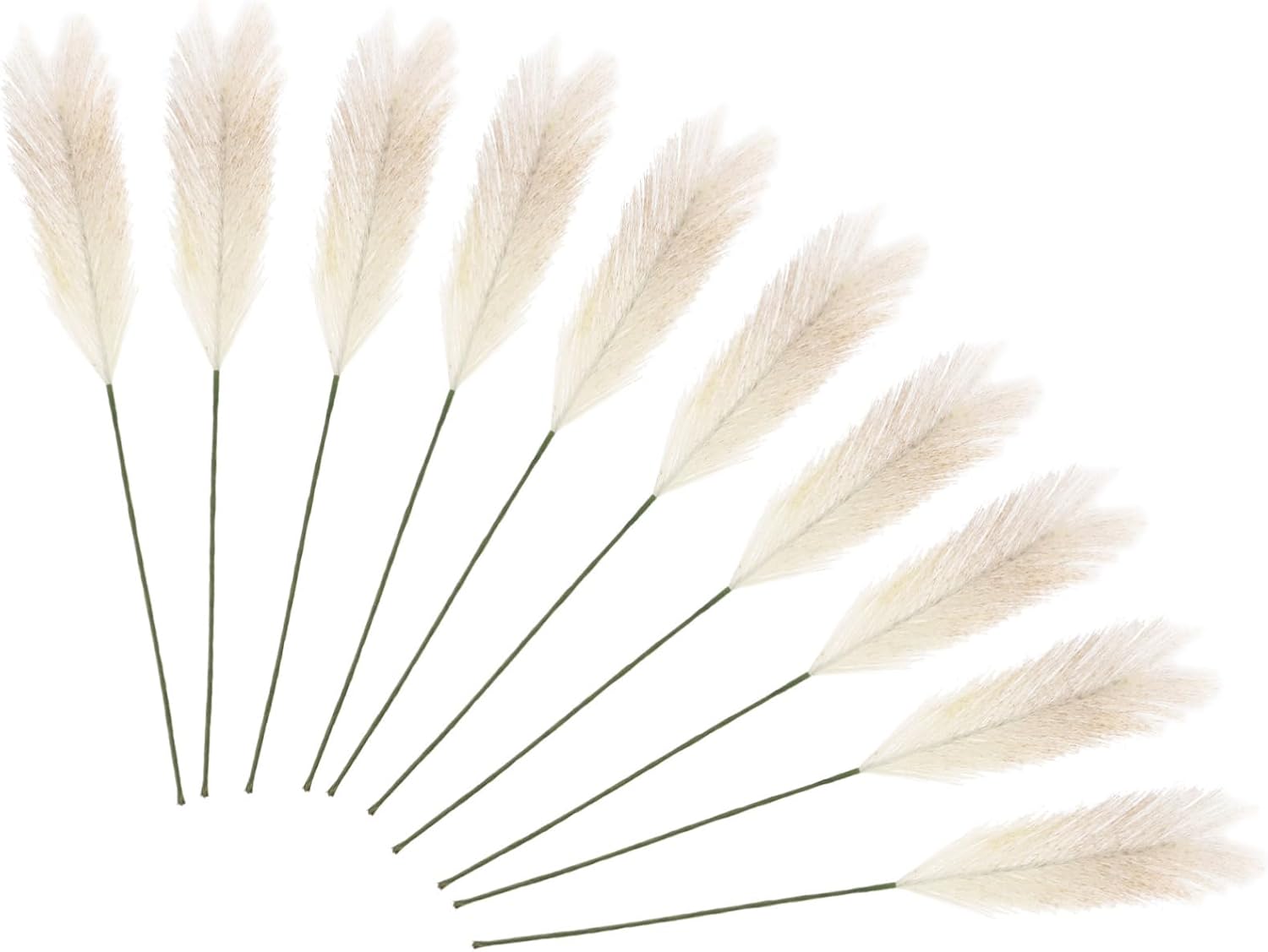 Ciieeo 10pcs Artificial Stems for Home Decor Simulation Grass Flowers Dried Flower Bouquet for Weddings Rustic Farmhouse Centerpiece Indoor Decorative Arrangement