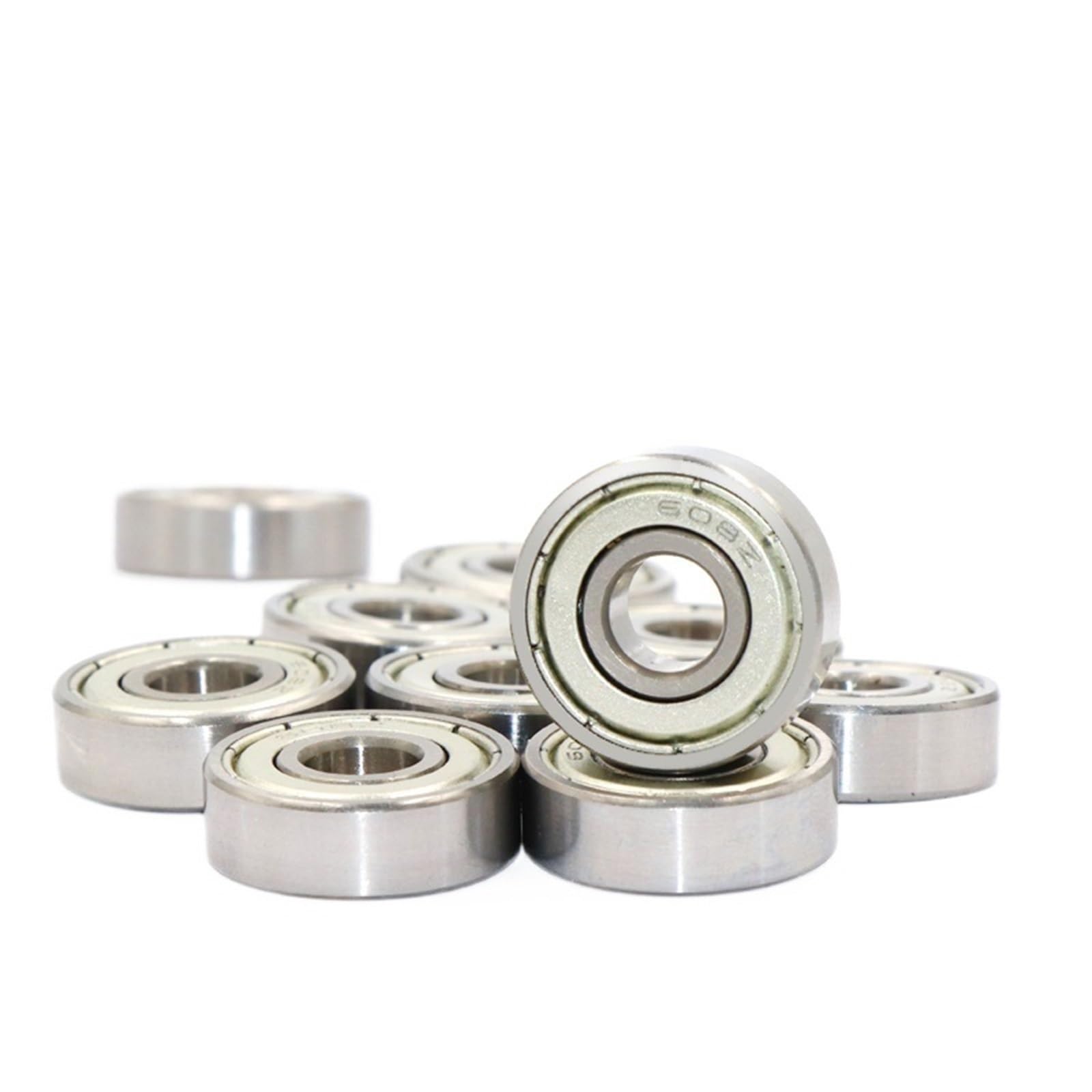 IEUMJNAT Bimetal Seal Shield Micro deep Groove Bearing 1-20pcs 608ZZ 8x22x7mm Sealed Deep Ball Miniature Bearings(2Pcs)