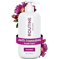 Vista 1 de Routine Wellness Champú antiadelgazamiento para el cabello adelgazante Biotin DHT Blocker Mujeres y Hombres Champú seguro de color para pérdida