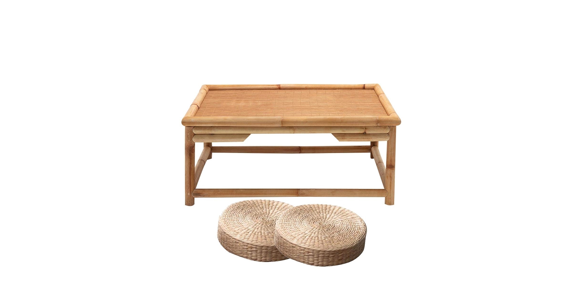 Amazon.com: QVVFRED Japanese Bamboo Coffee Table + Straw