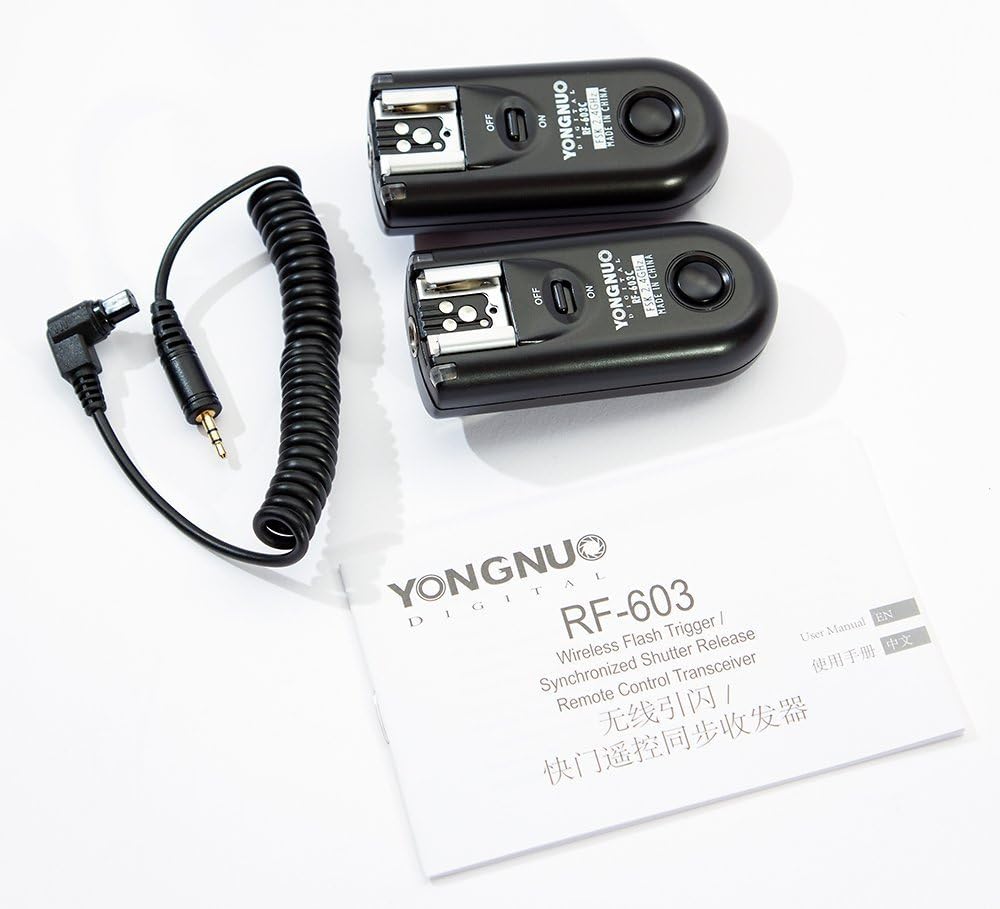 Yongnuo RF-603C3-INT Wireless Remote Flash Trigger for Canon 1D 1DS 5D 5DII LF239 (Discontinued by Manufacturer)