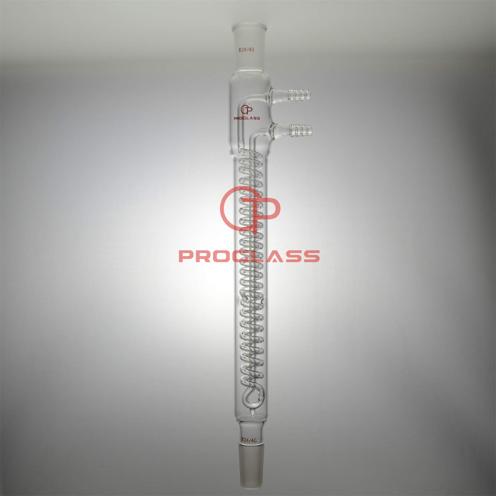 Proglass High Efficiency Reflux Condenser,24/40,with Hose Connections (275mm)