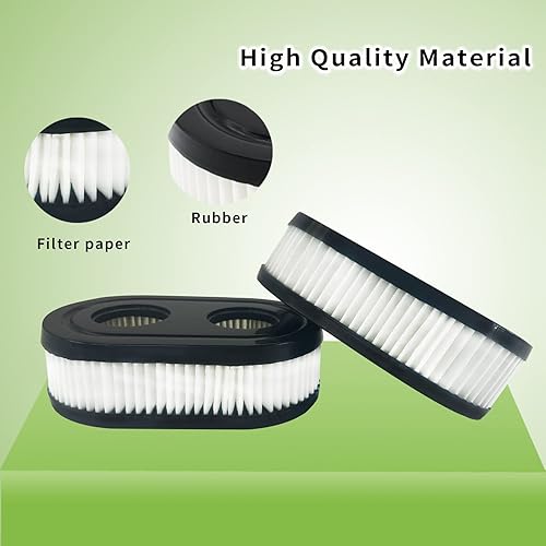 Miniatura 3 de 593260 Filtro de aire para cortacésped, 798452 334404 repuesto Air Fliter compatible con Series Engine 550E 500EX 550EX 625 575EX 4247 5432 5432k, 2