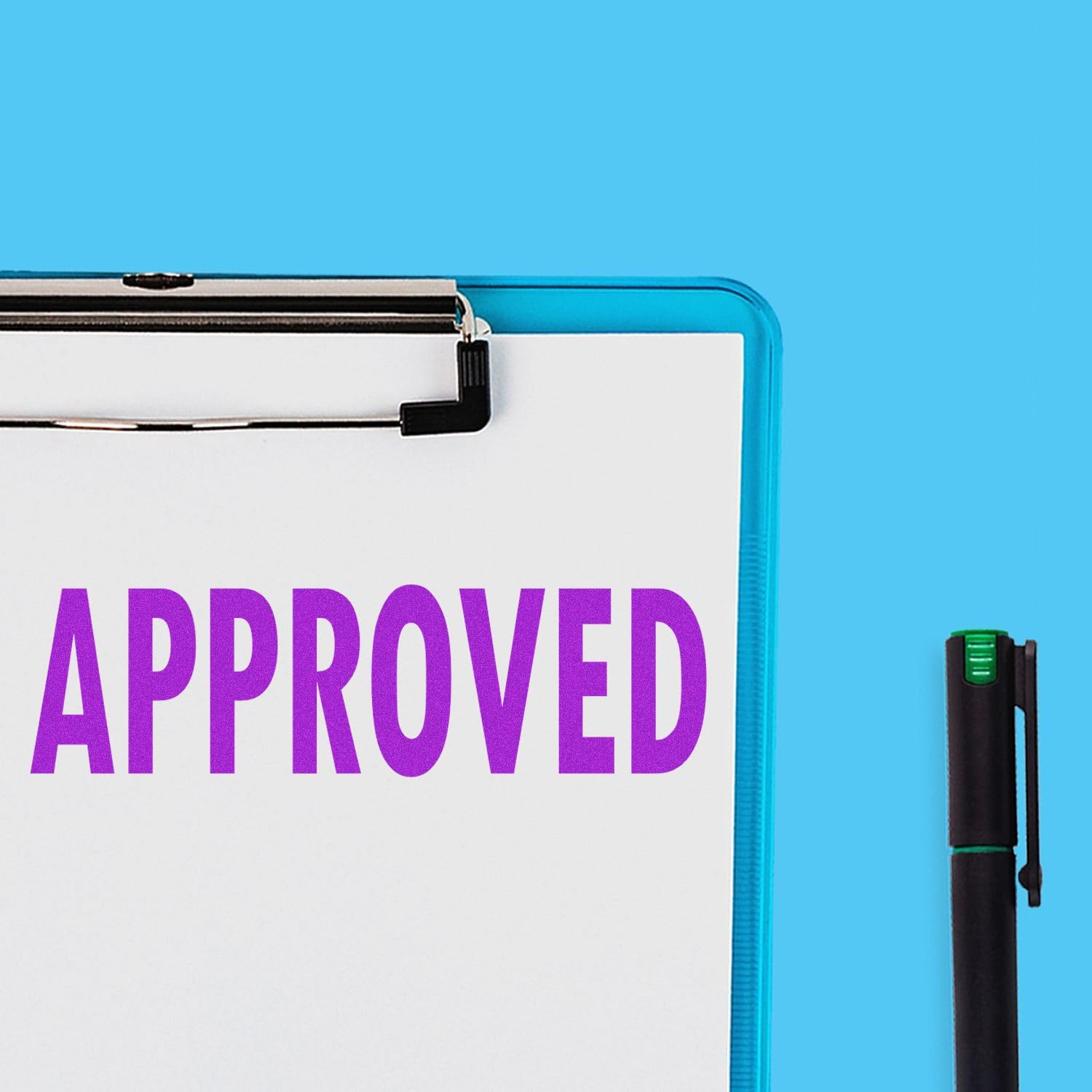 Tampon Approved Acorn Sales avec empreinte haute précision pour bureau