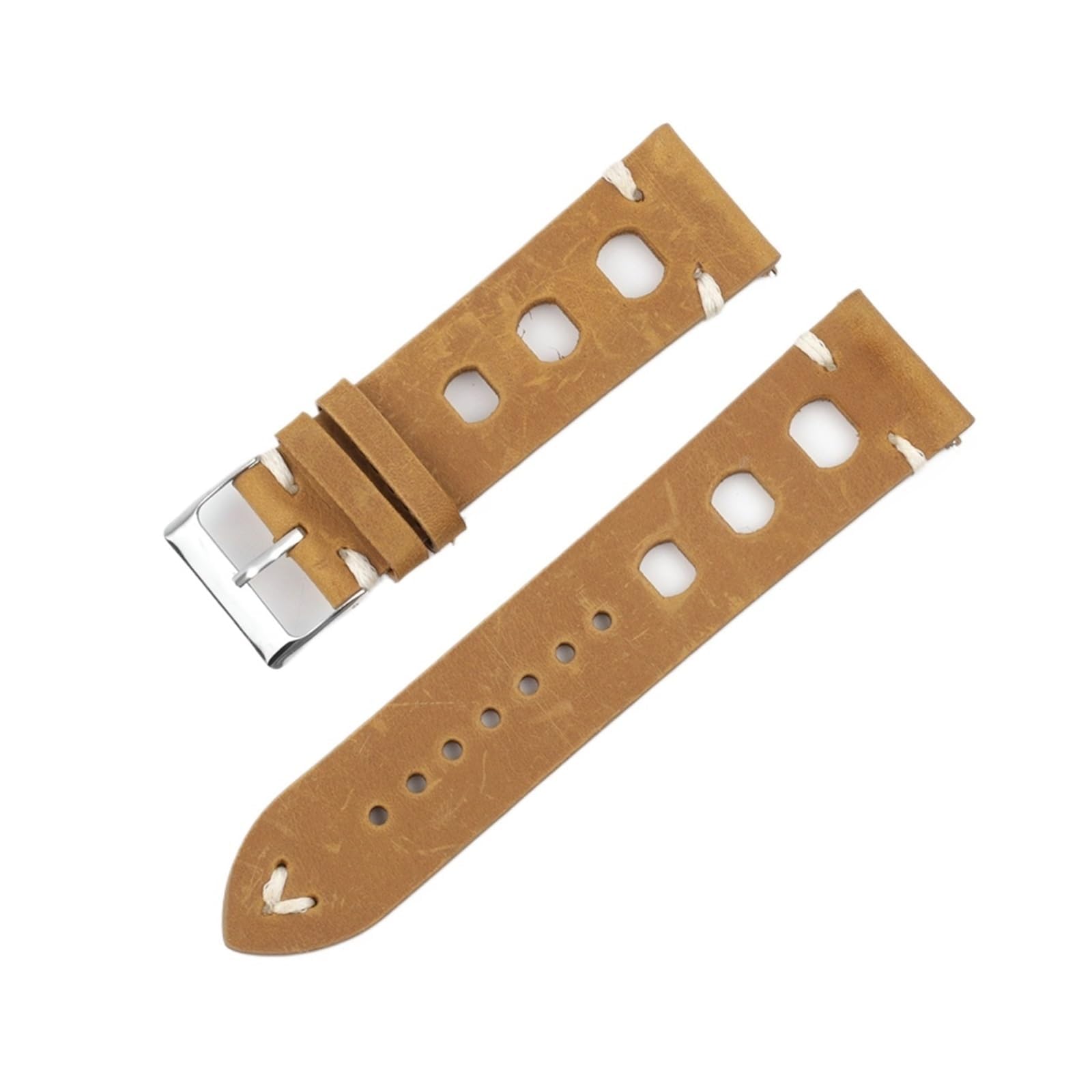 Bracelet de montre en cuir marron rétro pour sublimer votre montre