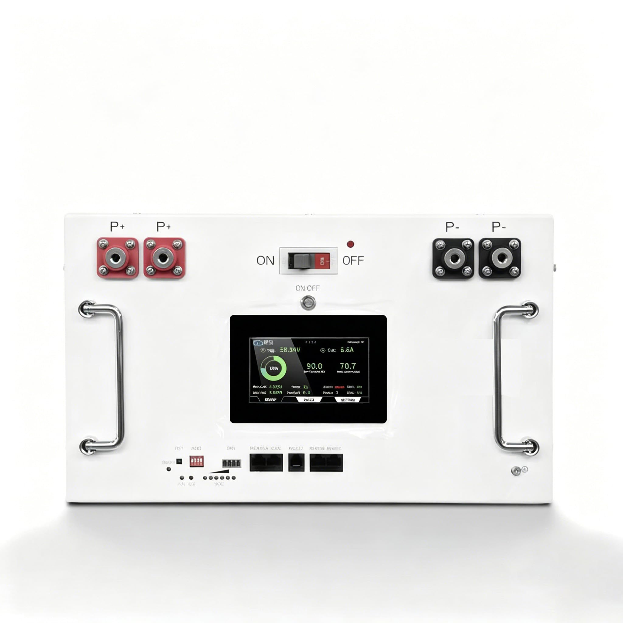 Kit Batteria per Impianto Fotovoltaico 51,2V 280Ah/314Ah/320Ah LiFePO4 Senza Celle, Pacco Batteria 48V con BMS, Espandibile fino a 16 Unità, Accumulo Solare, Off-Grid, Emergenza