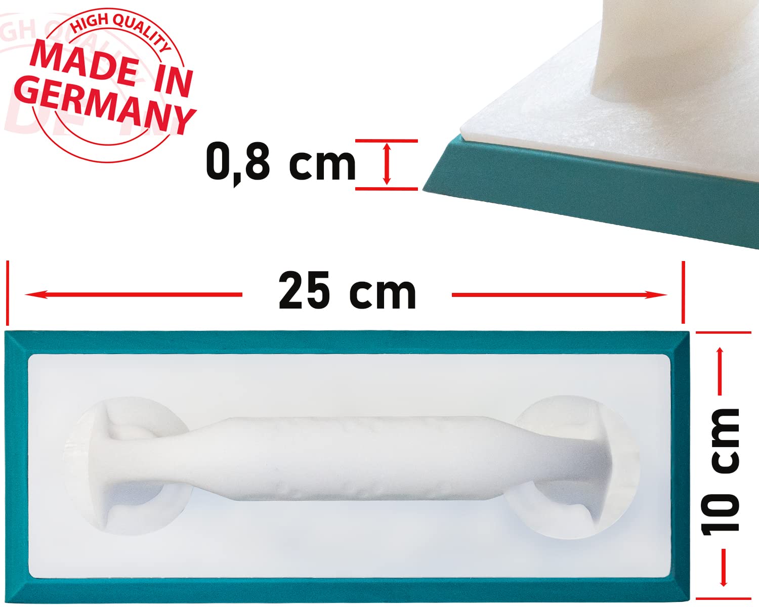Kronen Hansa 3 x fughe per fughe epossidiche (fuga/fughe per fughe e fughe in resina, 250 x 100 mm, spessore 8 mm, rivestimento morbido)