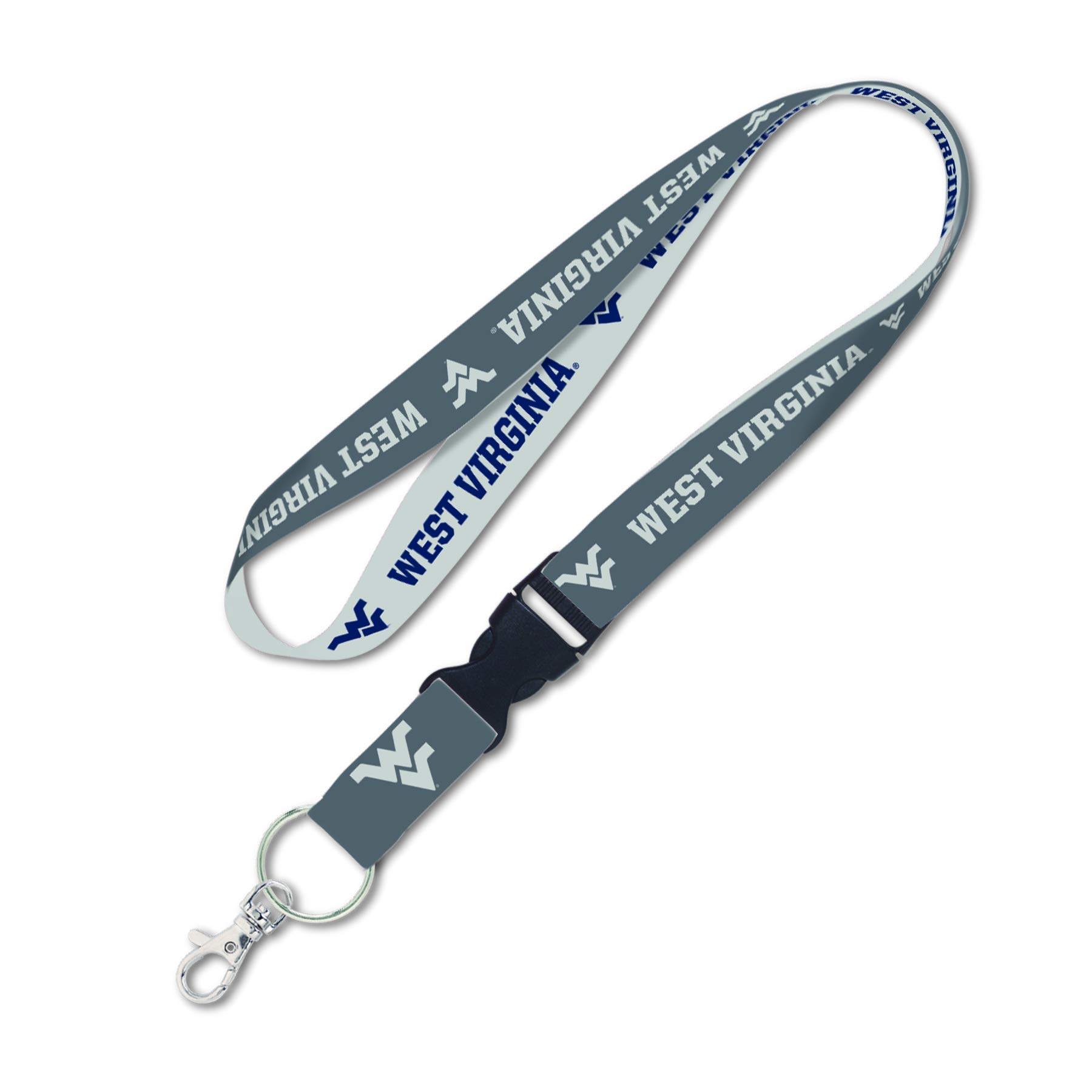 West Virginia University Lanyard - Mountaineer NCAA College Keystrap