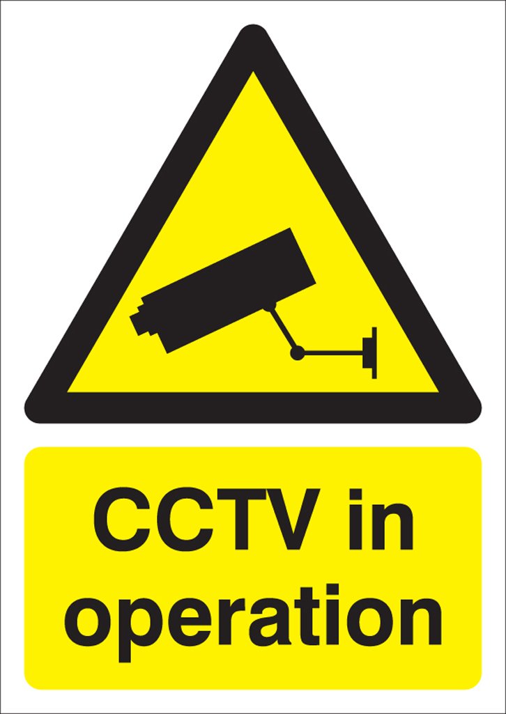 Signs & Labels CCTV In Operation Sign - Rigid Polypropylene - 210mm  - FGN00751R