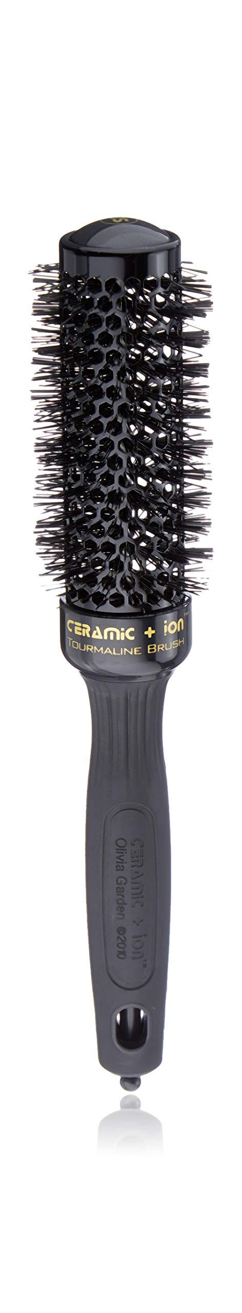Olivia GardenCeramic Plus Ion Brush, Black Number 35/50