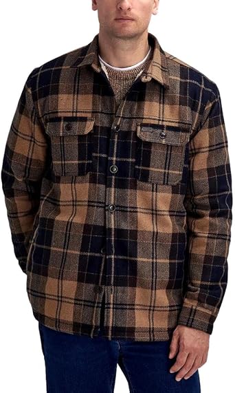 Barbour Mens Willberry Fleeced Overshirt, Autumn Dress