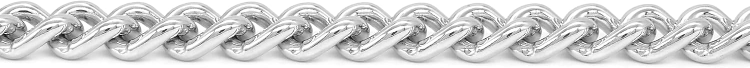 Herm Sprenger - Chrome Plated Steel Dog Training Collar - Narrow Round Links Slip Dog Chain - for Small Medium Large Dogs - Professional Training Collar - Made in Germany (24 inches (60 cm))