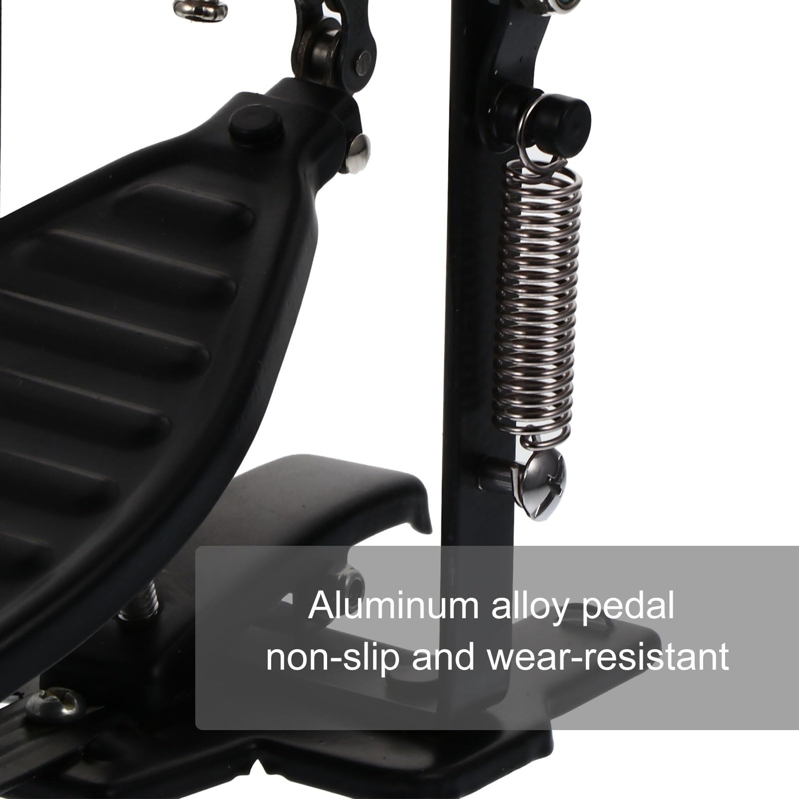 Pédale de grosse caisse Pédale De Batterie Pied De Basse Batte Simple Chaîne Kick Kit Double Step Drums E Accessoire Footstopper