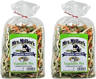 Mrs. Miller's Vegetable Mix Noodles 14 Ounce (Pack of 2)