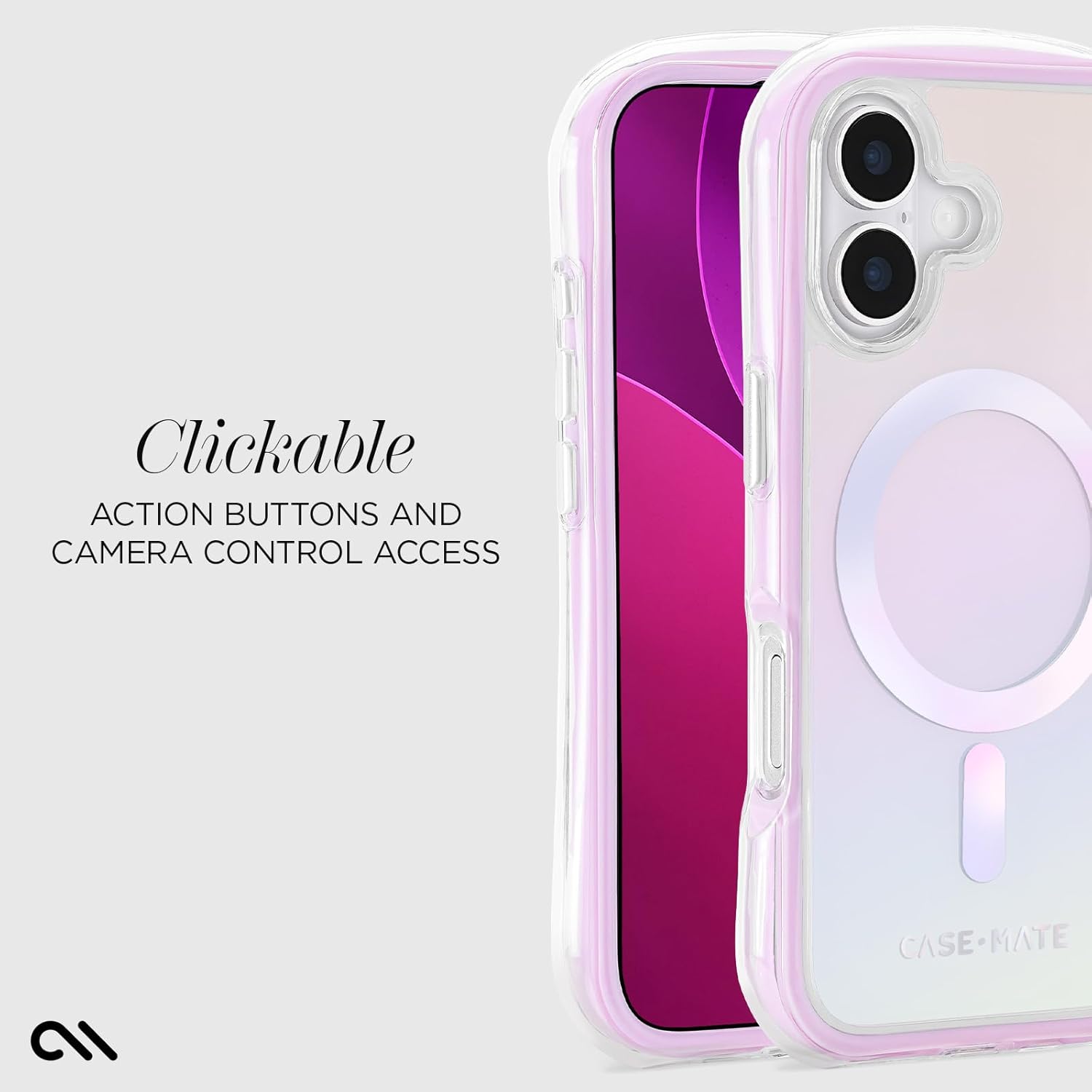 Case-Mate Jelly Pop Soap Bubble iPhone 17 Case [Compatible with MagSafe] - Stylish Phone Case for Women with 16ft Drop Protection - Premium Magnetic Cover for iPhone 17 - Iridescent