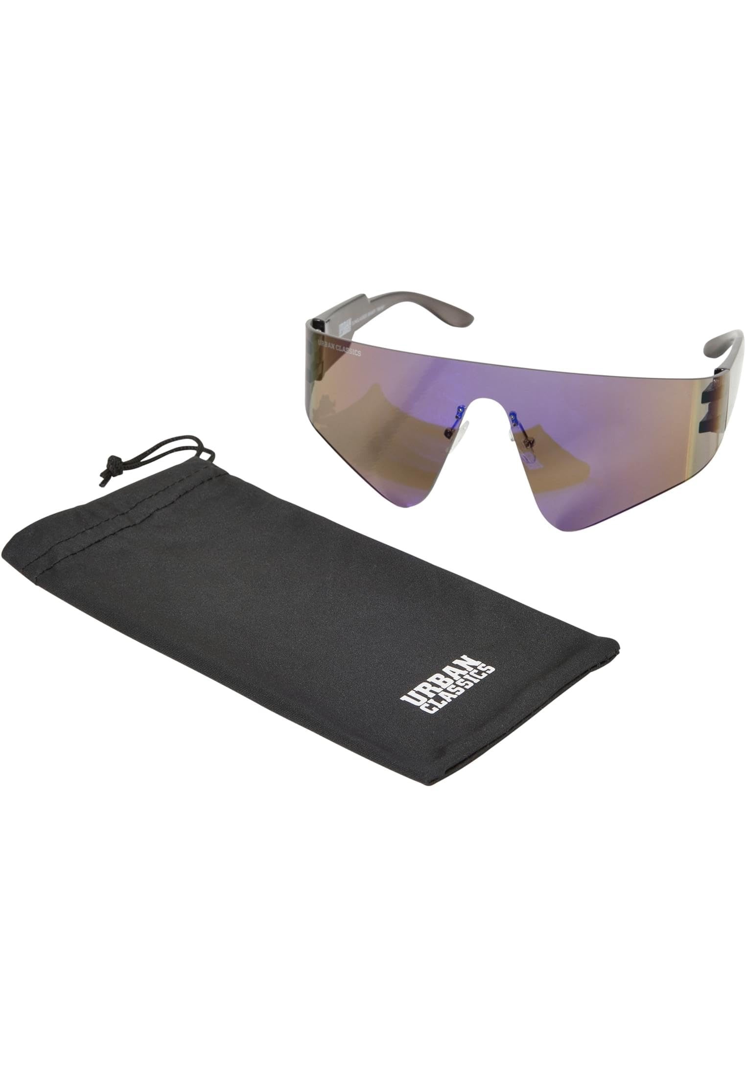 Urban Classics Unisex Black/Royal Sunglasses Banff, One Size