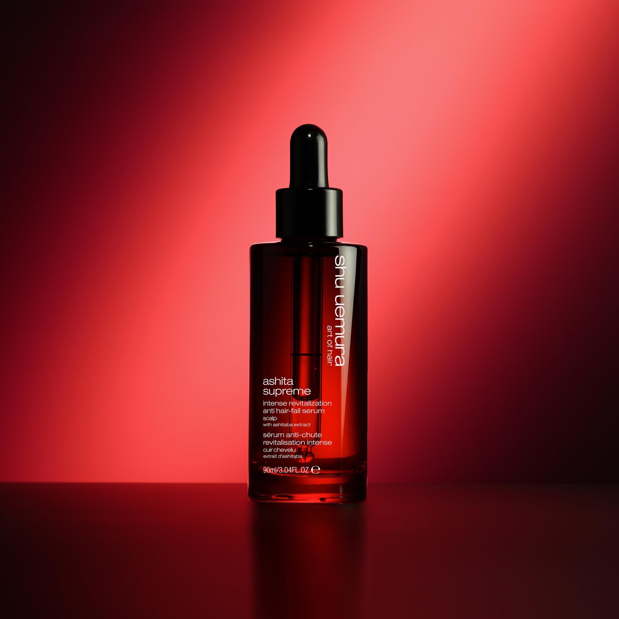 Shu Uemura, Art of Hair Silnie rewitalizujące serum przeciw wypadaniu włosów do skóry głowy i korzeni z ekstraktem z Ashitaba, 90 ml