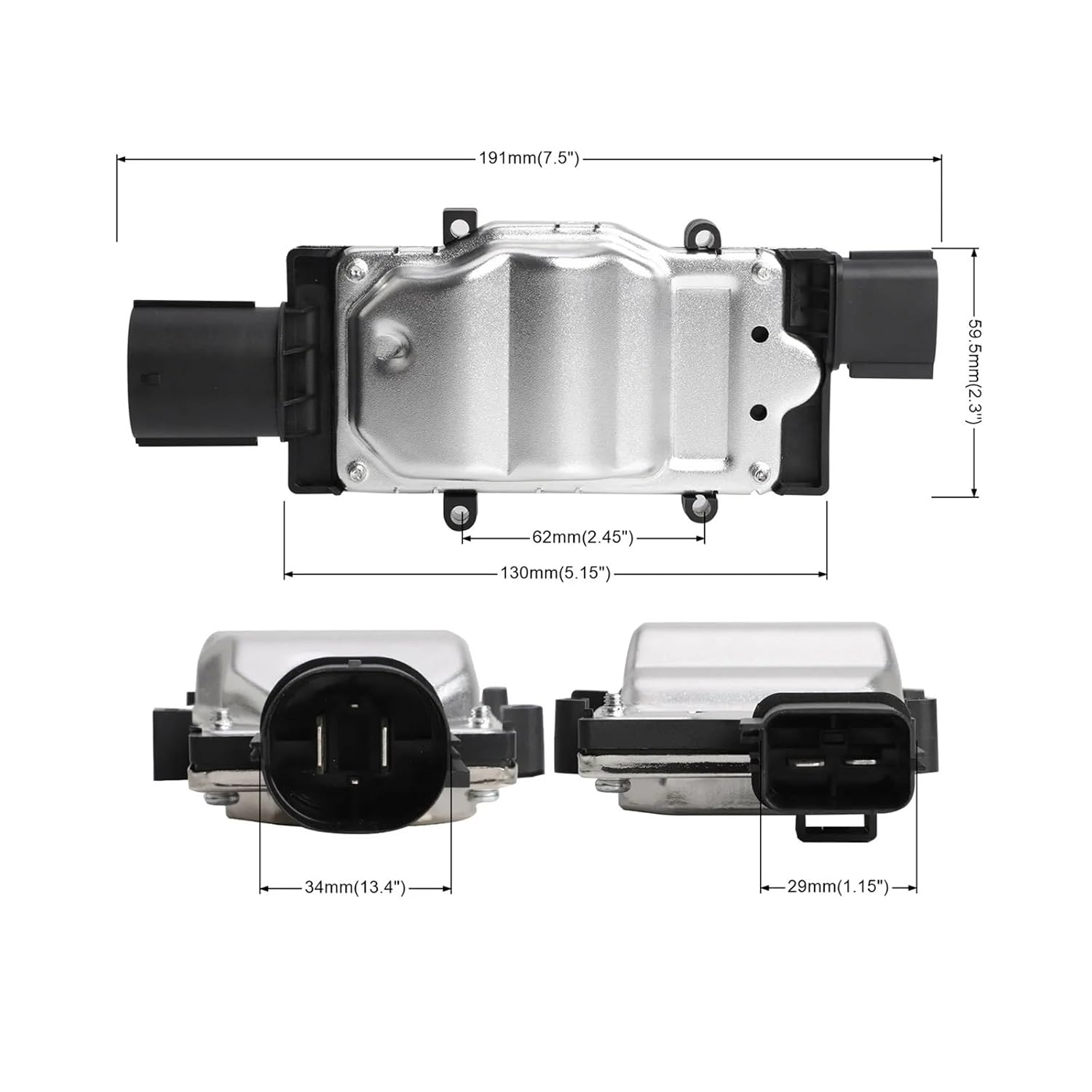 Engine Cooling Fan Control Module 12-18 for Ford Escape Transit Connect 1137328464 1137328567