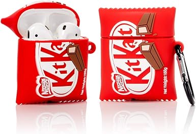 YIGEYI Custodia in Silicone Compatibile con Airpods 1 e 2 Funny Cute  Cartoon 3D Case Cover[Serie Principale Divertente] (Kitkat) : Amazon.it:  Elettronica