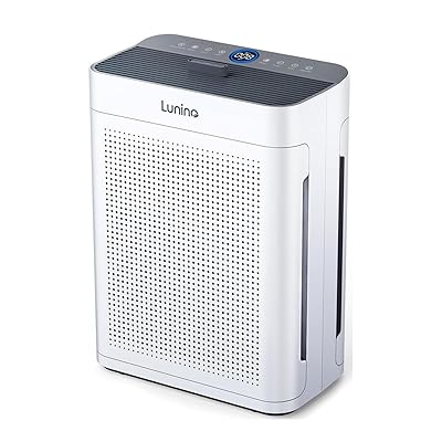 Air Purifiers for Home Large Room up to 3000sq.ft, LUNINO HEPA Double-Sided Air Purifier with Washable Filter, PM 2.5 Display Air Quality Sensors, Air Cleaner for Pets Hair, Odor, Dust, Smoke, Pollen