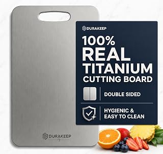 100% Titanium Cutting Board with Brushed DryFlow™ Finish, Medium