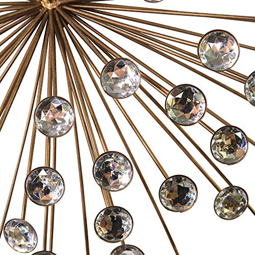 Stratton Home Decor Spc 986 Acrylic Burst Wall Decor, Bronze, 24.00 W X 1.50 D X 24.00 H #TOP3