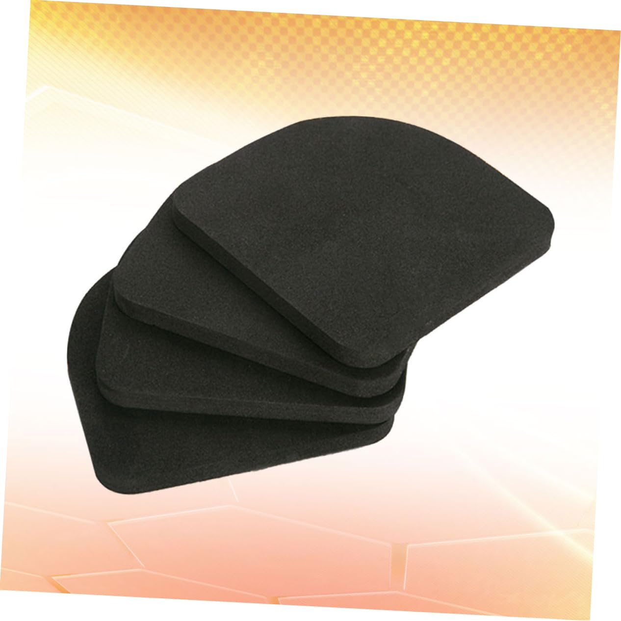 OSOLADY 12pcs Anti Vibration Pad Vibration Reduction Pads Washing Machine Pad Furniture Pad Anti-Shock Pad Non- Furniture Pad Anti Foam Pad Washer Machine Vibration Isolation Pads Black