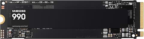 Samsung SSD Interne 990 NVMe M.2 PCIe 4.0 x4 NVMe 2.0, 1 to, Vitesse de Lecture jusqu'à 7250 Mo/s, MZ-V9V1T0BW