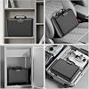 Fireproof File Organizer Hard-Shell Case Fireproof with 13 Accordion File Folder, for Important
