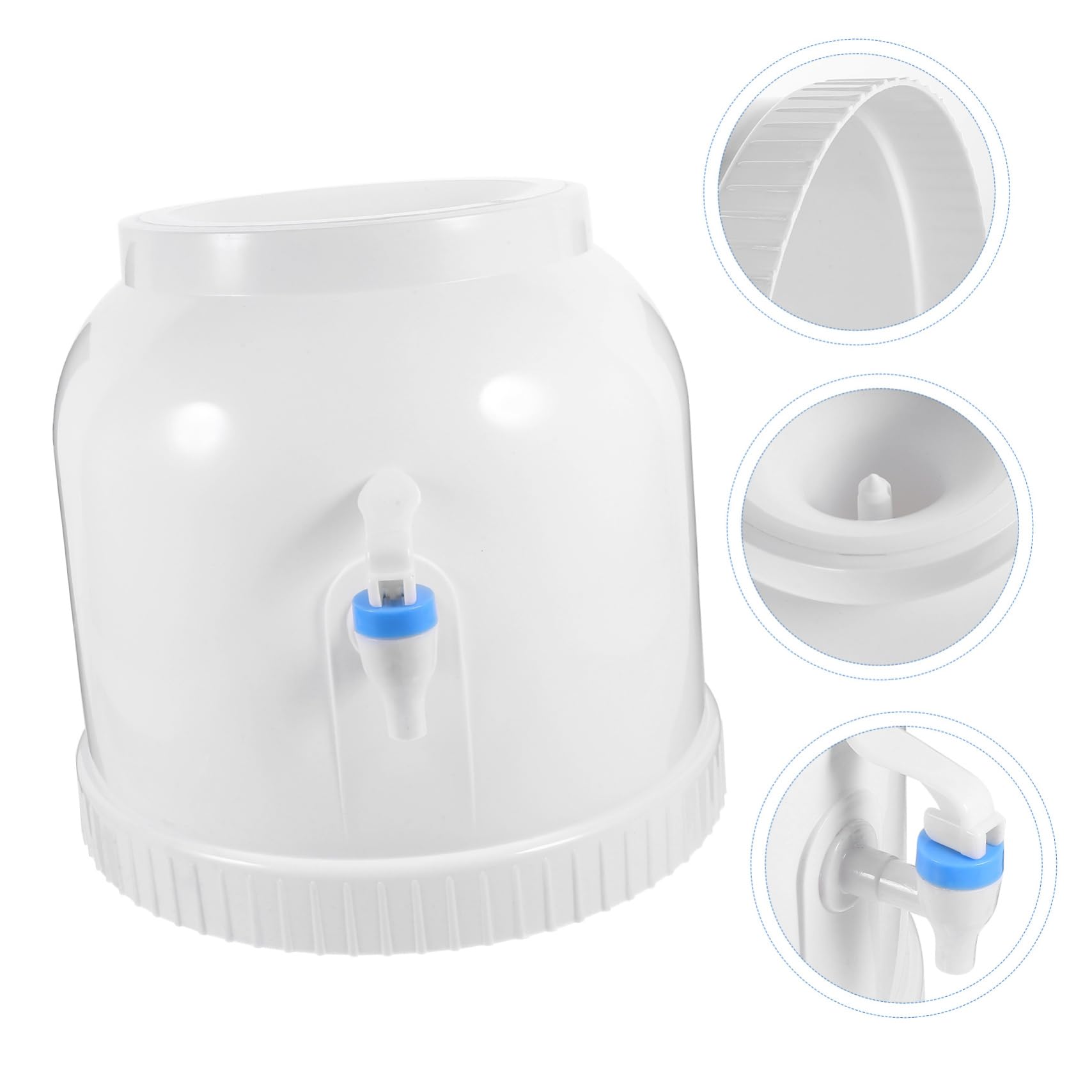Distributore D'acqua da Tavolo, Supporto per Boccione Bianco in Plastica