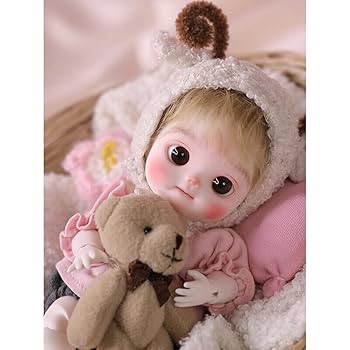 Amazon | KAKAA BJDドール フルセット 1/8 球体関節人形 16cm SD