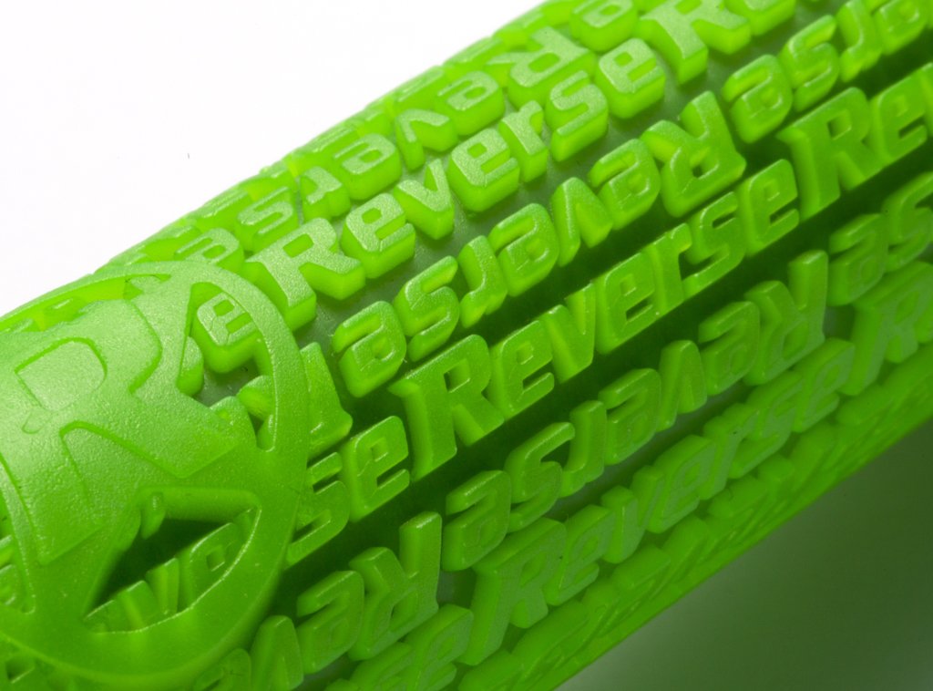Reverse Grip Stamp Fahrrad-Lenkergriffe Grün/weiß – 135 Mm Lang, 30 Mm Durchmesser, Für Mountainbike & All Mountain