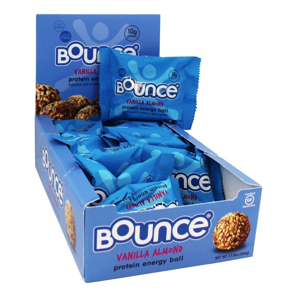 Bounce Protein Energy Balls Box Vanilla Almond 12 Ball