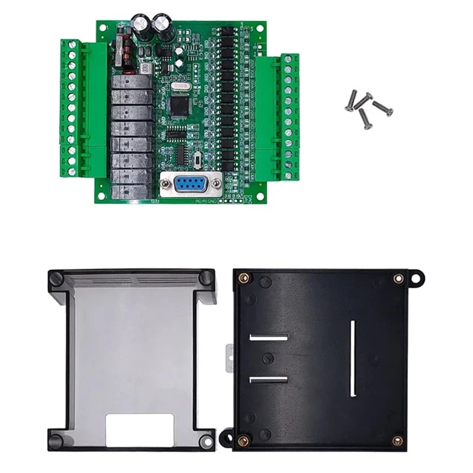 Contrôleur logique programmable FX1N-20MR, carte de contrôle industrielle, module de relais temporisé DC10-28 V, composants électroniques