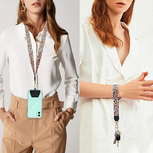 Miniatura 34 de SHANSHUI Cordón para teléfono, correa para el cuello y correa de muñeca universal para anclaje de teléfono, compatible con todos los teléfonos