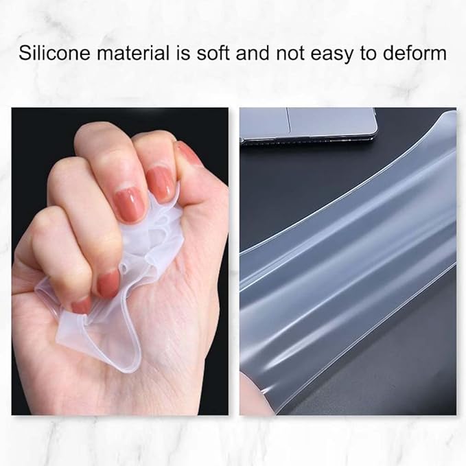 Funda Protectora de Silicona para Teclado Universal Transparente miniatura 7