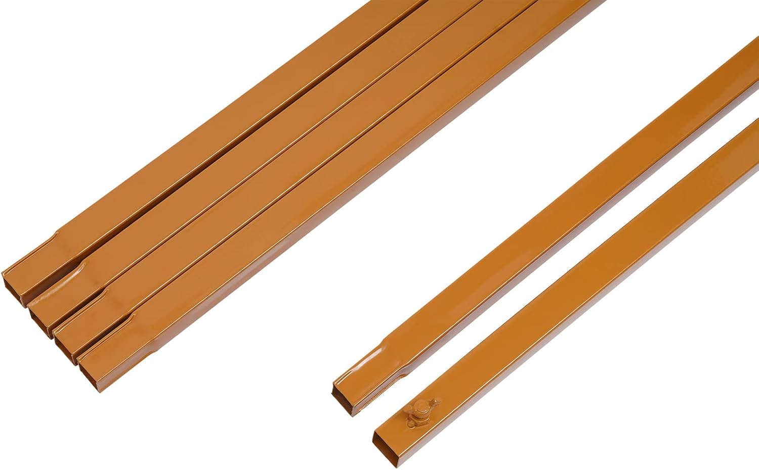 2 * 1.5M/6.56 * 4.9Ft Wedding Arch Stand Square Backdrop Stand Balloon Frame Metal Garden Props Decoration Gold Wedding Arches for Ceremony Party Garden Decor (Without Tie Rod)