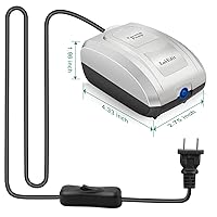 Vista 2 de Bomba de vacío de filtro Bomba de presión portátil con tubos y conectores