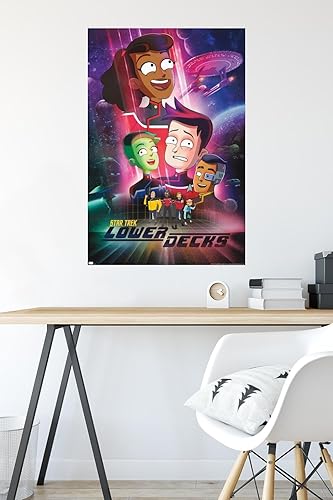Miniatura 4 de Trends International Star Trek Lower Decks - Póster de pared de arte clave, 22.37 x 34.00 pulgadas, versión premium sin marco