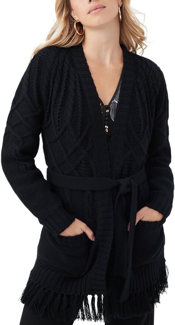 Trina Turk Women's Cable Knit Cardigan
