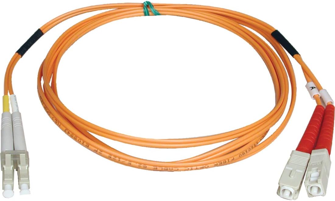 Tripp Lite Duplex Multimode 62.5/125 Fiber Patch Cable (LC/SC), 2M (6-ft.)(N316-02M)