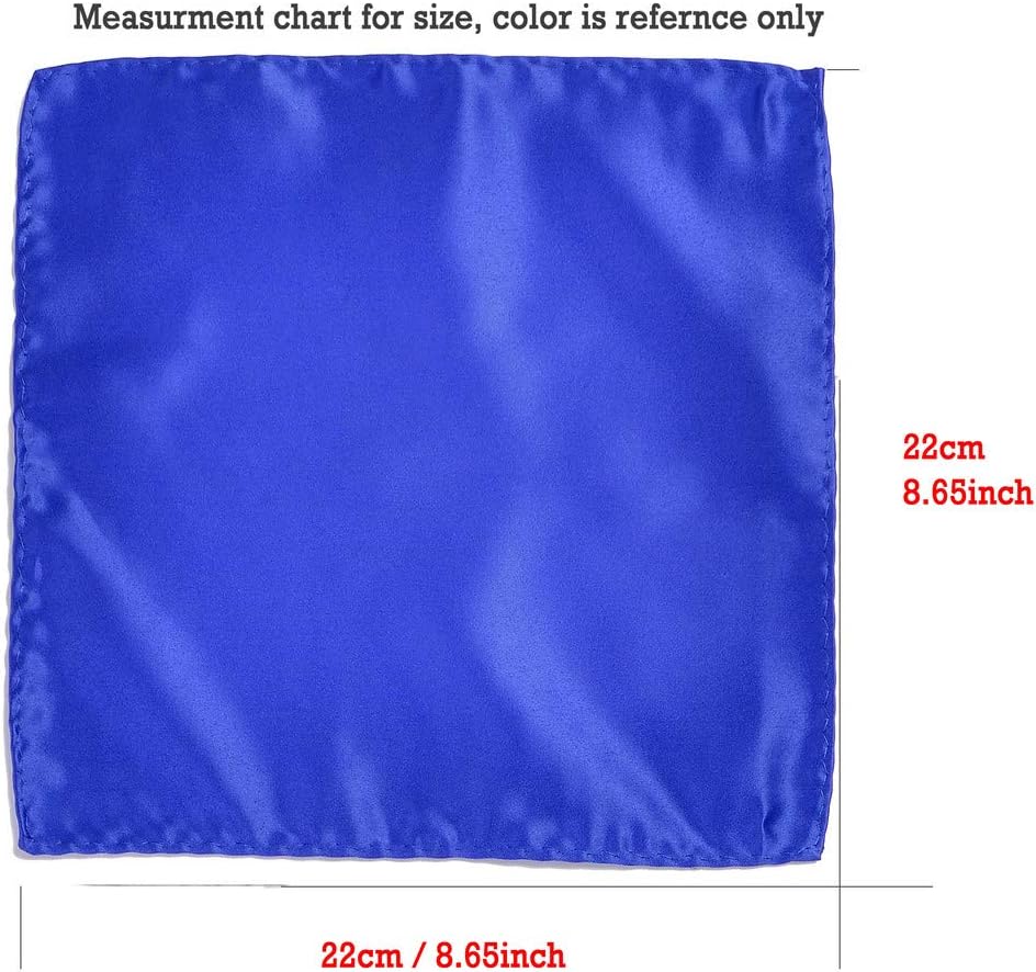 Cummerbund Bow Tie Pocket Square Handkerchief Set Formal Solid Color