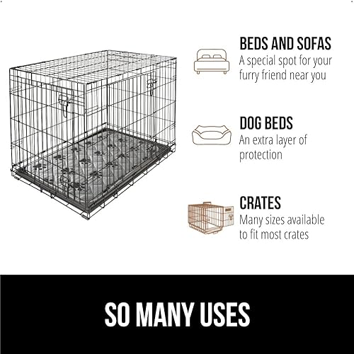 Miniatura 6 de GORILLA GRIP PREMIUM - Alfombrilla impermeable para mascotas y cama para perros, reutilizable, lavable, a prueba de fugas, almohadillas para jaulas